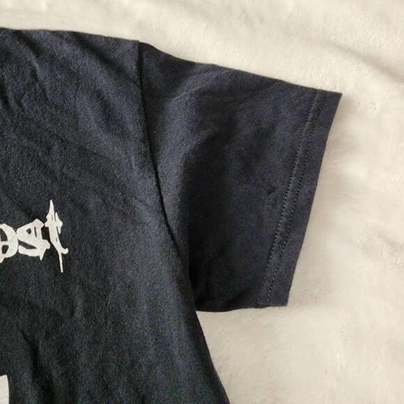 Gildan Seven Days Lost Black Tshirt With Graphics Size Small - Picture 3 of 6